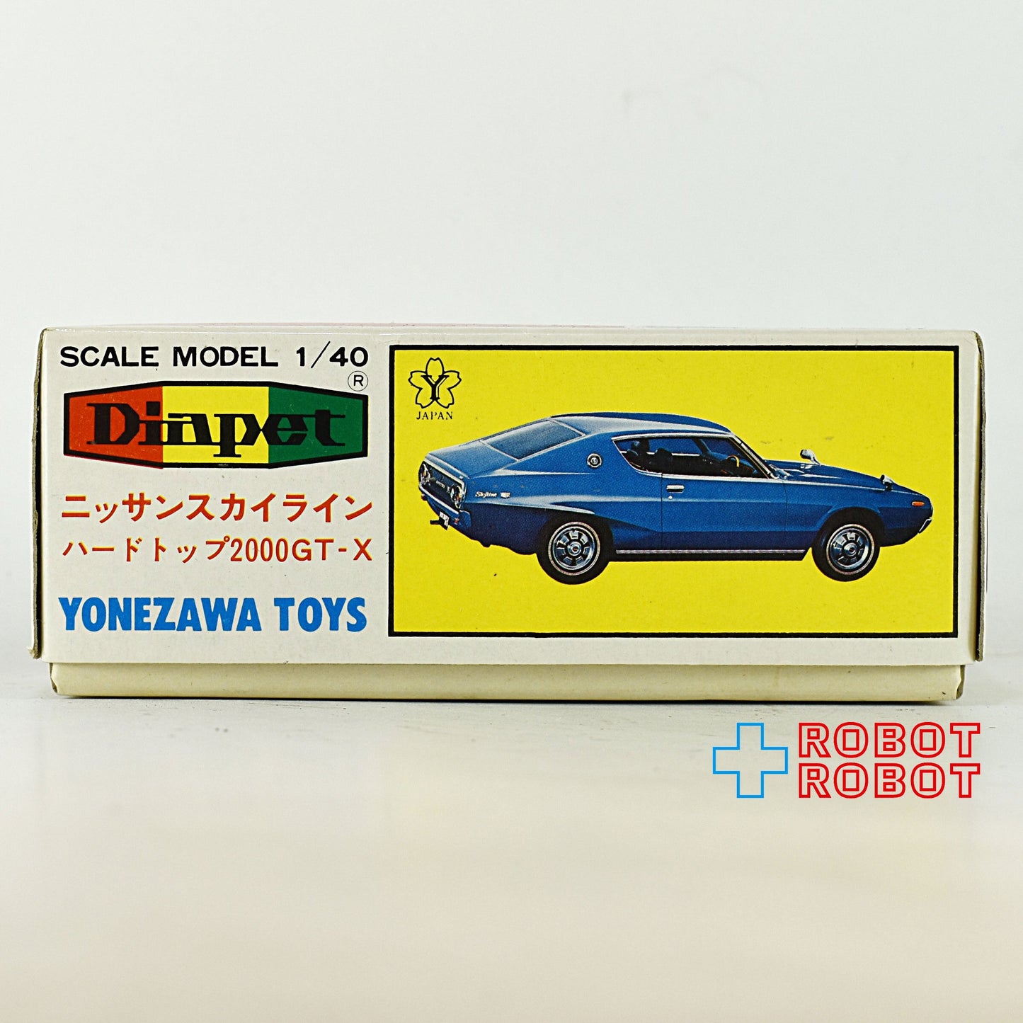 ダイヤペット No.G-3 ニッサン スカイライン ハードトップ2000GT-X 小田急百貨店特注レアカラー 1/40 ダイキャスト ミニカー 箱入