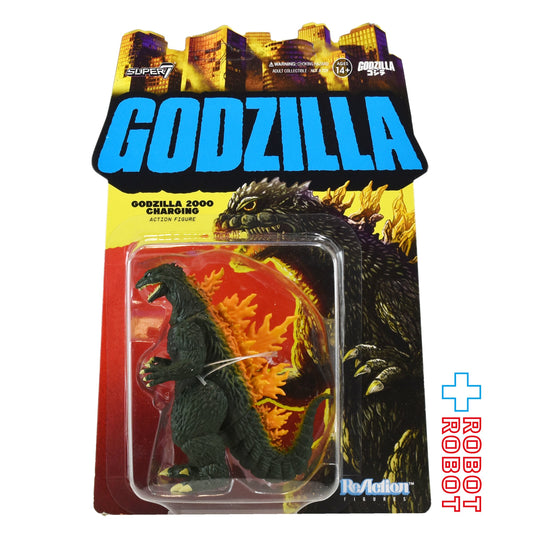 スーパー7 リ・アクション ゴジラ2000 ミレニアム チャージング 3.75インチ アクションフィギュア 未開封