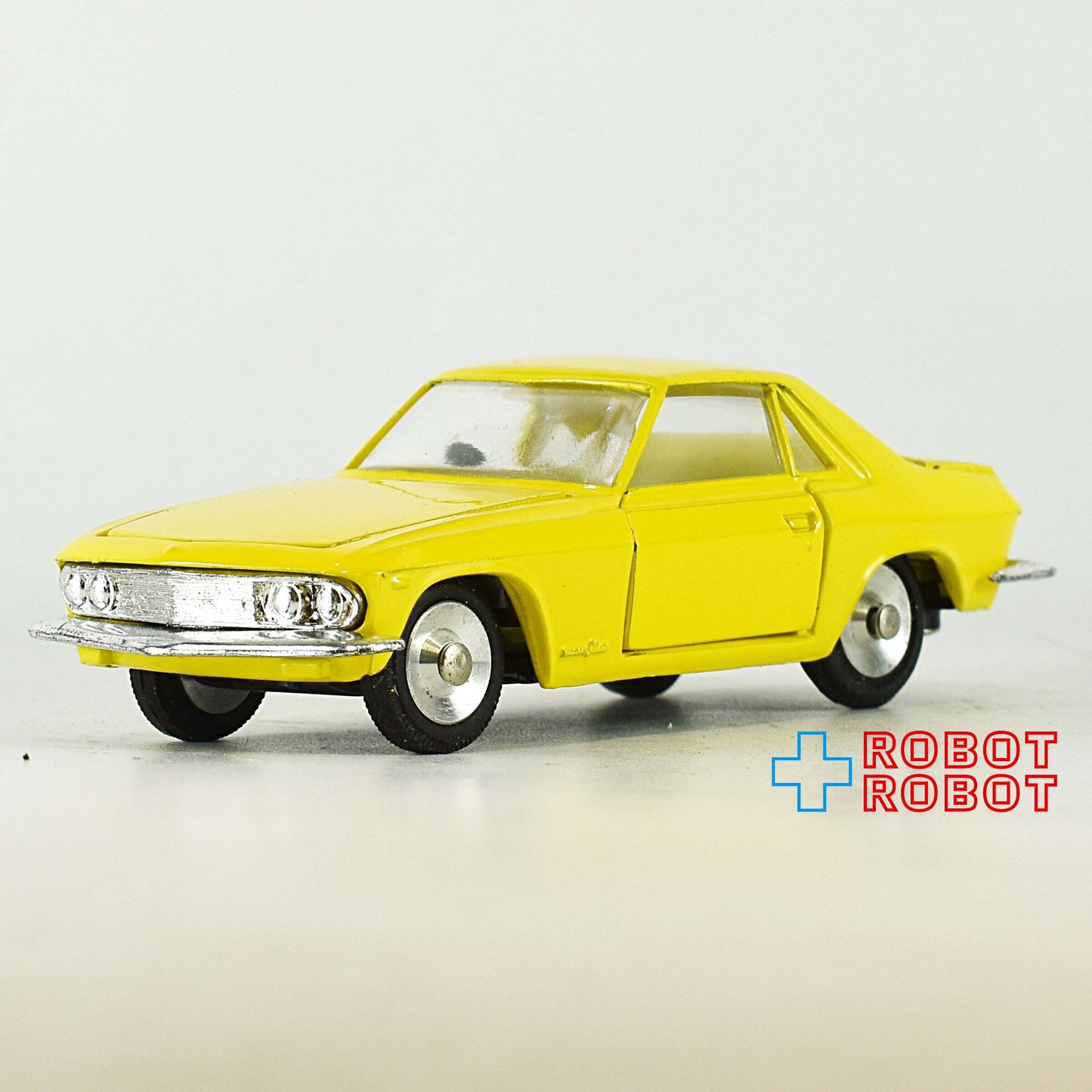 アサヒ玩具 モデルペット No.32 ニッサンシルビア 黄色 白シート 1/40 ダイキャスト ミニカー 箱入