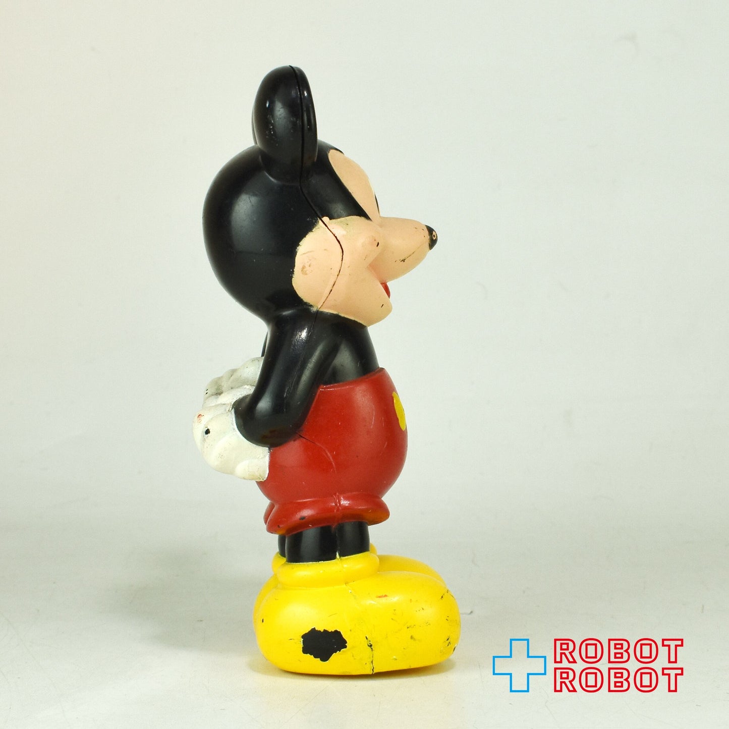 メーカー不明 ディズニー ミッキー 腕組み プラスチック 鉛筆削り ※難あり