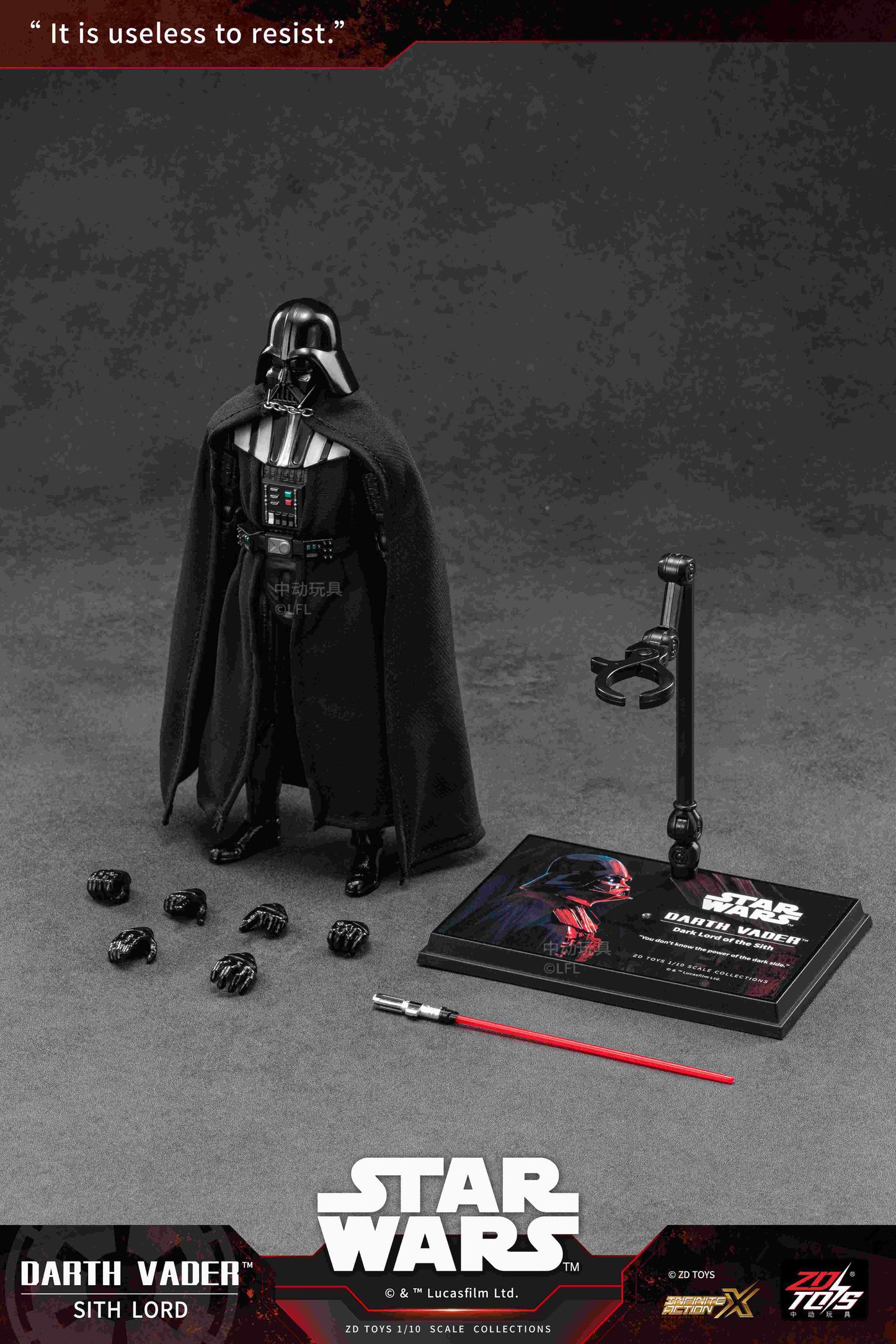 ZD TOYS スター・ウォーズ ダース・ベイダー アクションフィギュア 未開封