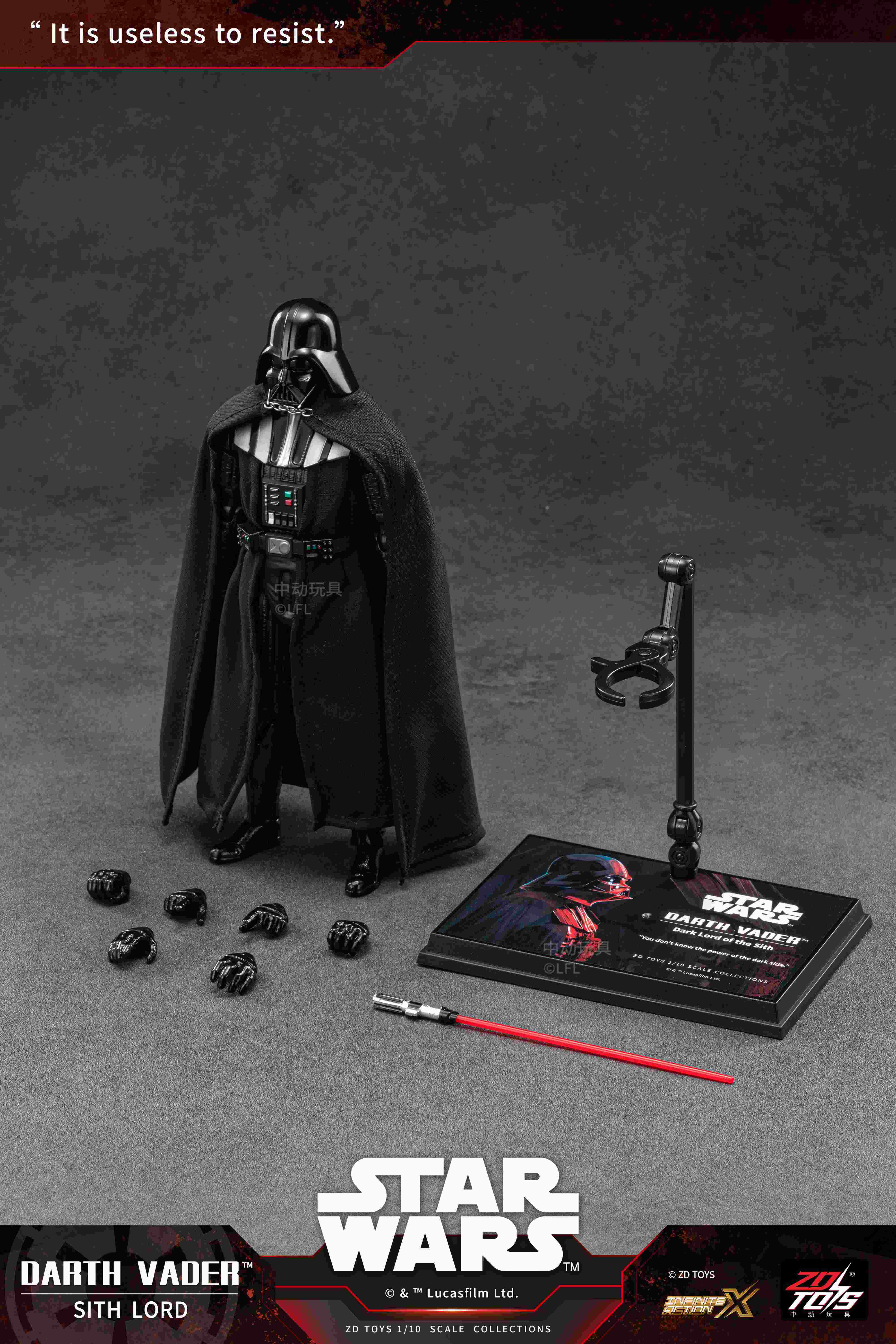 ZD TOYS スター・ウォーズ ダース・ベイダー アクションフィギュア 未