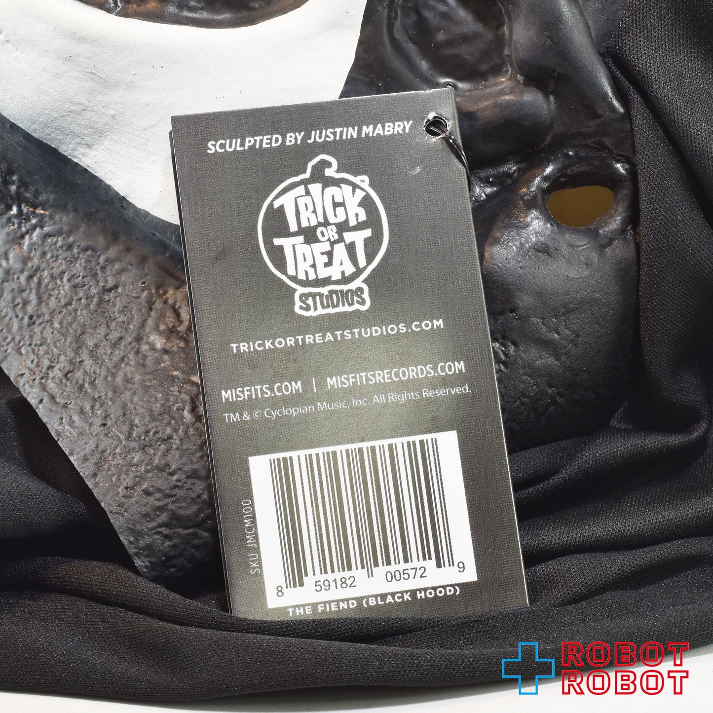 トリック・オア・トリート・スタジオ ミスフィッツ フィエンド  ラテックス マスク 紙タグ付き