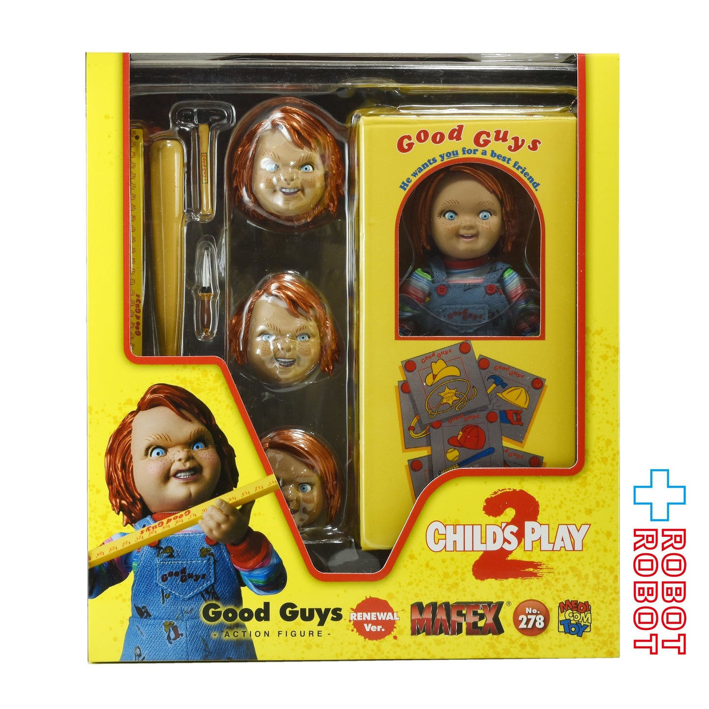 メディコム・トイ MAFEX マフェックス No.278 チャイルド・プレイ2 チャッキー グッドガイ リニューアルVer. アクションフィギュア 未開封