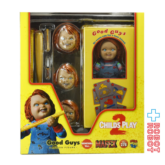 メディコム・トイ MAFEX マフェックス No.278 チャイルド・プレイ2 チャッキー グッドガイ リニューアルVer. アクションフィギュア 未開封