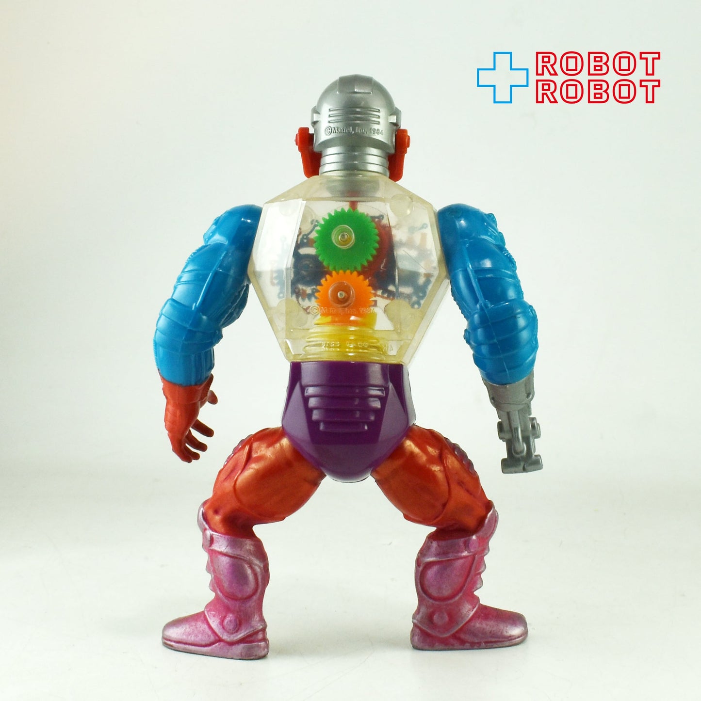 マテル ヒーマン オリジナル MOTU シリーズ4 ロボト アクションフィギュア 1985 ⚫️武器付完品