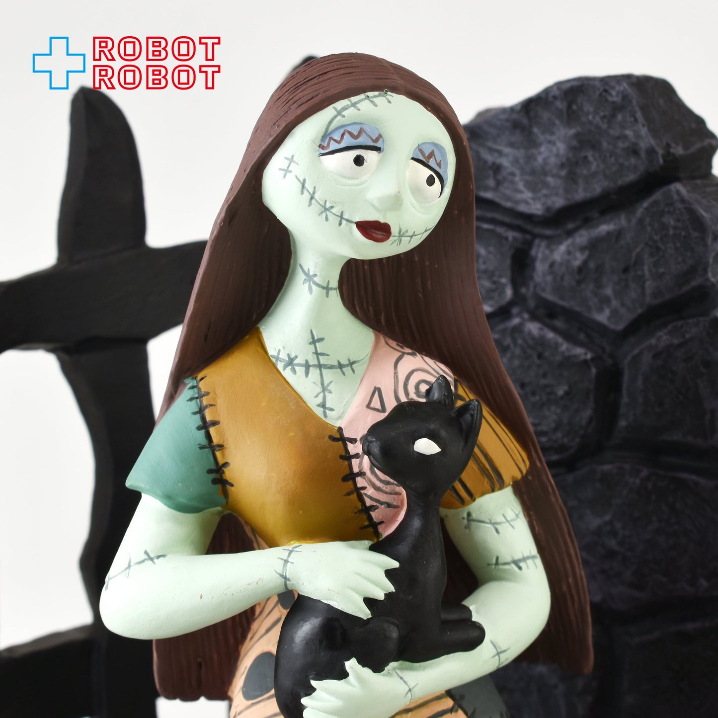 ジュンプランニング ナイトメアー・ビフォア・クリスマス サリー&黒猫 レジン フィギュアリン コレクション 開封 箱付