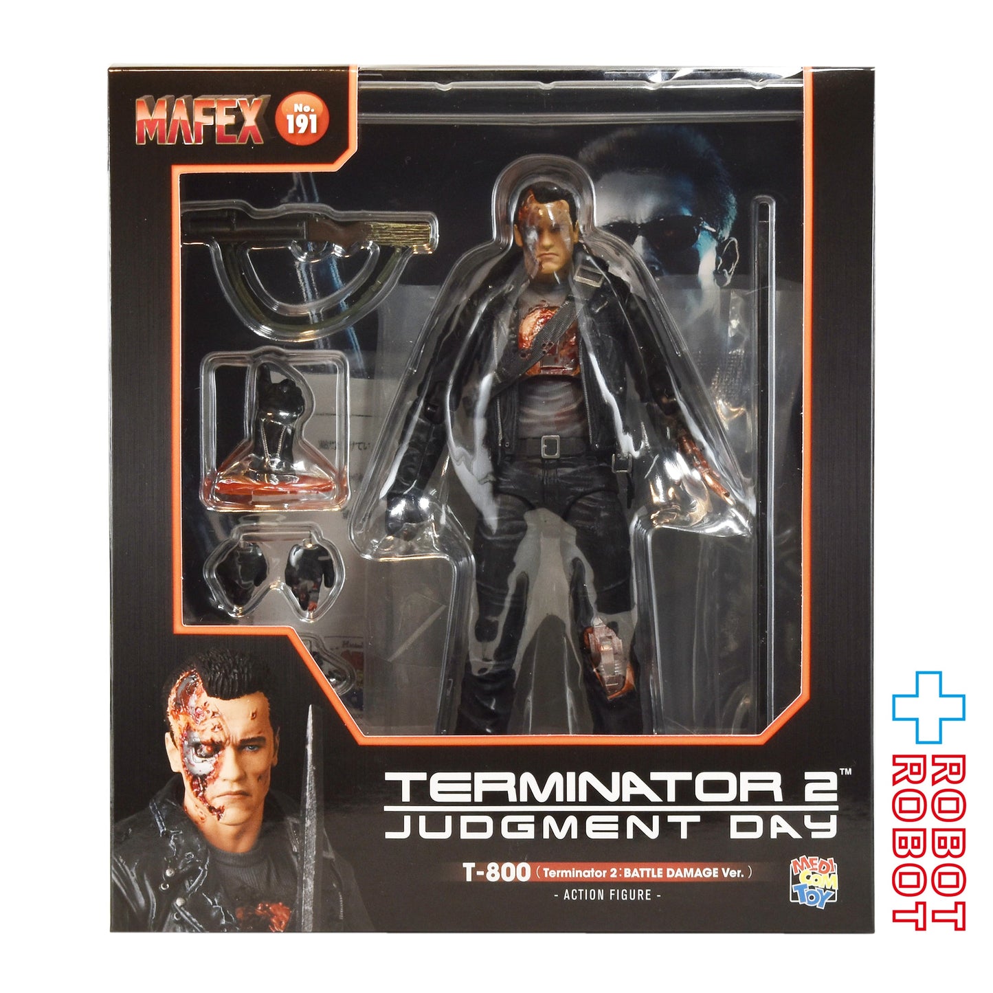 メディコム・トイ MAFEX マフェックス No.191 ターミネーター 2 T-800 (バトルダメージ Ver.) アクションフィギュア 未開封