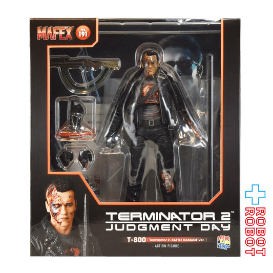 メディコム・トイ MAFEX マフェックス No.191 ターミネーター 2 T-800 (バトルダメージ Ver.) アクションフィギュア 未開封