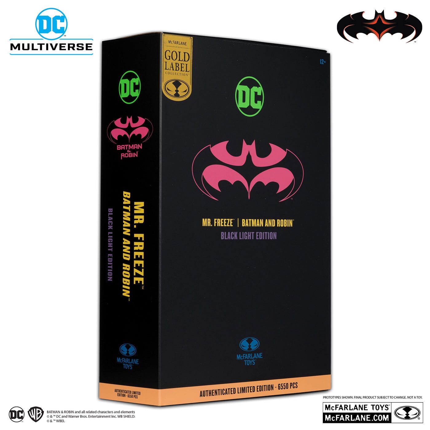 DC マルチバース バットマン & ロビン Mr.フリーズの逆襲 #315 Mr.フリーズ (ブラックライト版) 7インチ アクションフィギュア 国内版 未開封