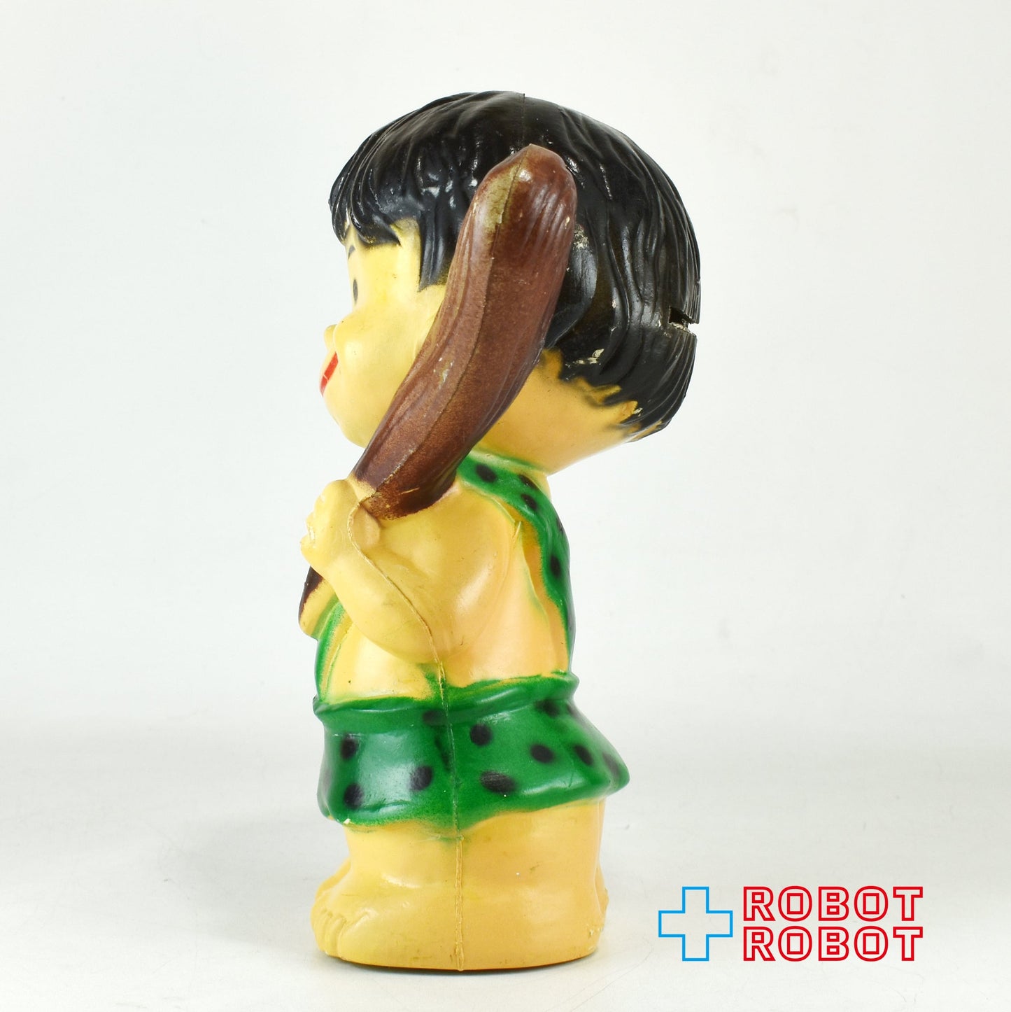 原始人の男の子 ソフビ貯金箱 バンク メイドイン・チャイナ
