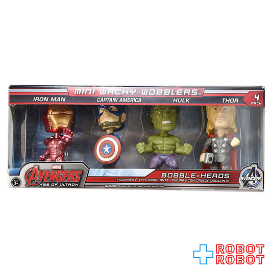 ファンコ マーベル アベンジャーズ エイジ・オブ・ウルトロン ミニ ワッキーウォブラー ボブルヘッド 4体セット 国内版 未開封