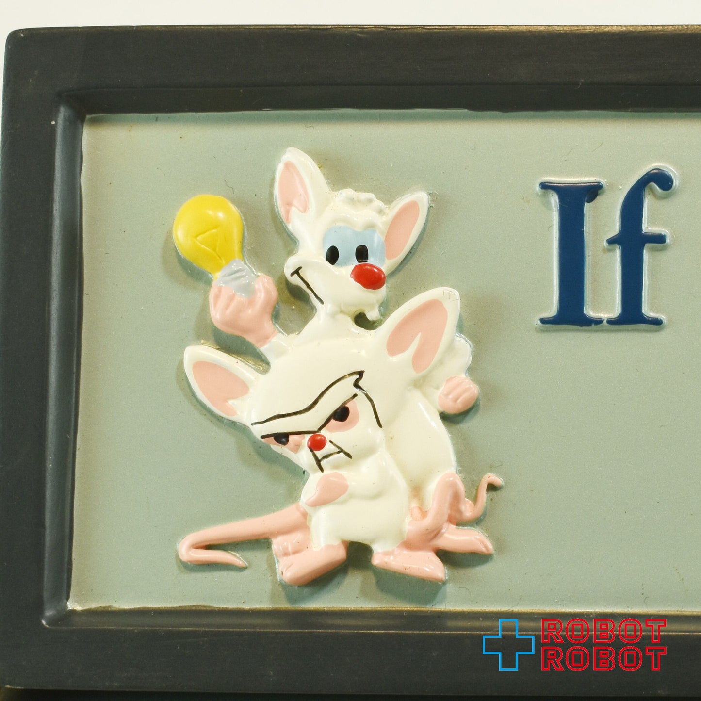 ワーナーブラザーズ・スタジオストア ピンキー & ブレイン デスクサイン 1999