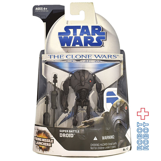 スター・ウォーズ CW2008 No12 スーパー・バトル・ドロイド クローン・ウォーズ 3.75インチ アクションフィギュア 未開封