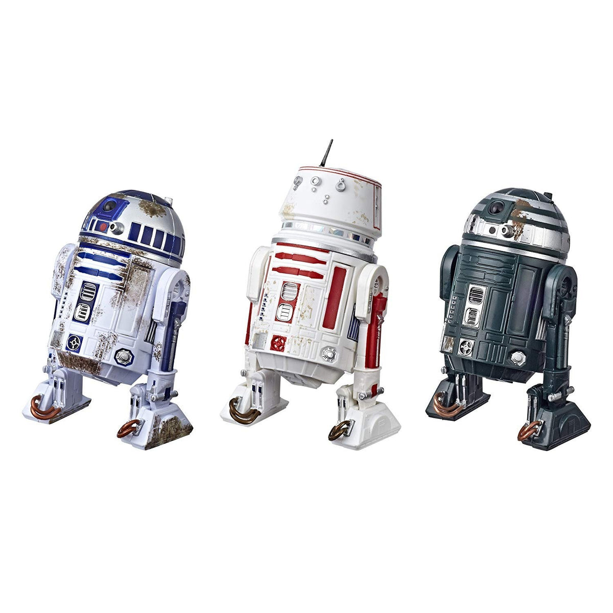 スター・ウォーズ ブラックシリーズ 限定 2018 レッド中隊ドロイド R2-D2 R2-X2 R5-D8 [ANH] 6インチフィギュア 3パック