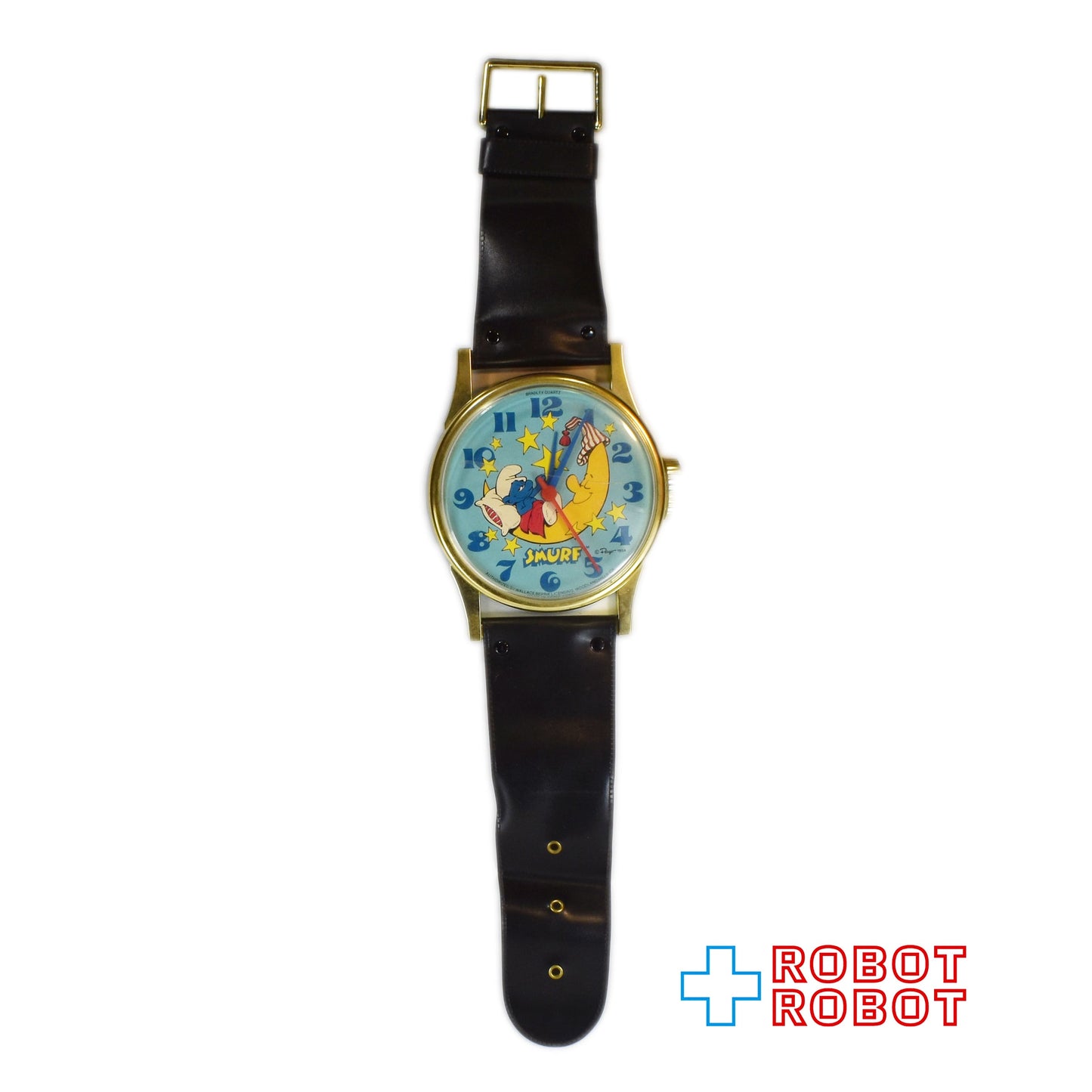 スマーフ 腕時計型の壁掛け時計 ブラッドリー社 1984