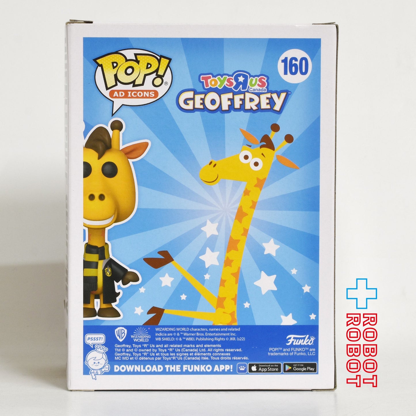 ファンコ POP! ADアイコンズ 160 トイザらス カナダ ハリー・ポッター ハッフルパフ ジェフリー ビニールフィギュア 箱入