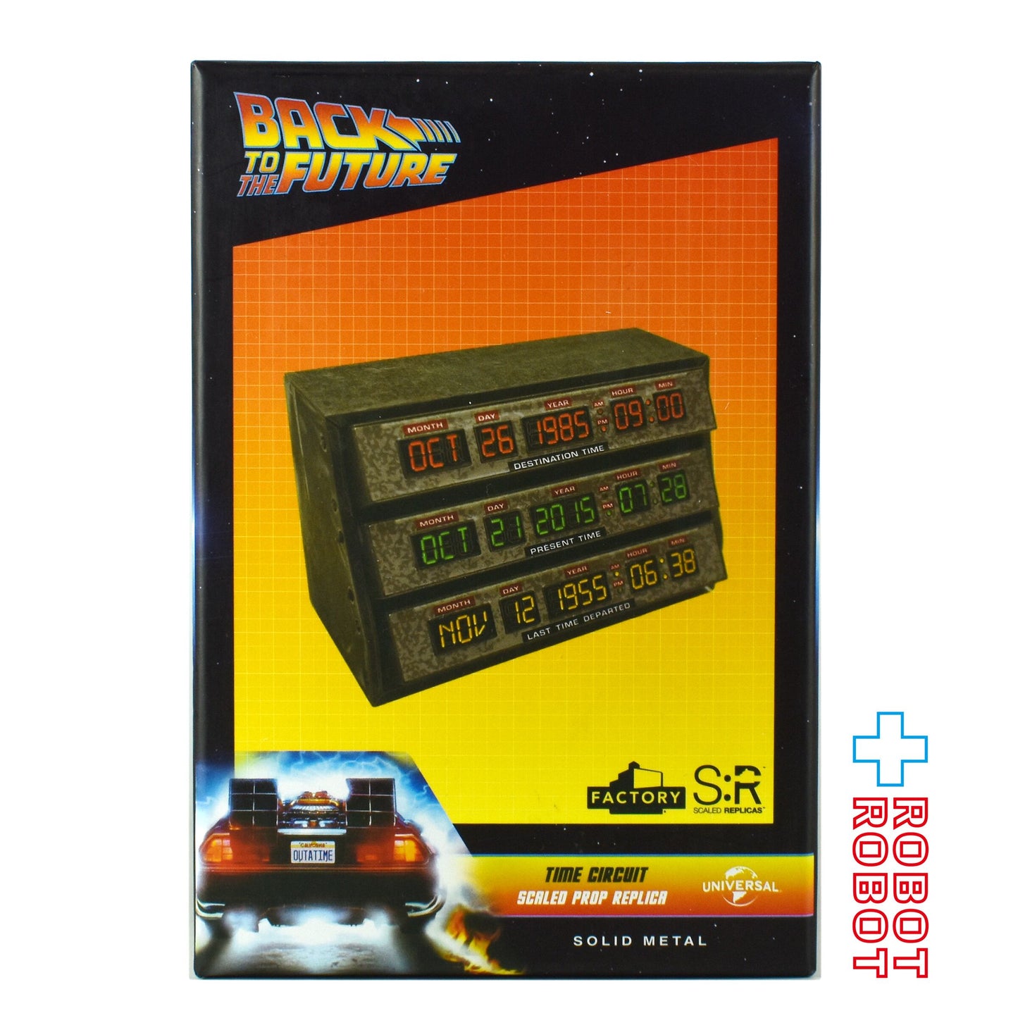ファクトリー・エンターテイメント バック・トゥ・ザ・フューチャー タイムサーキット スケールプロップレプリカ 箱入