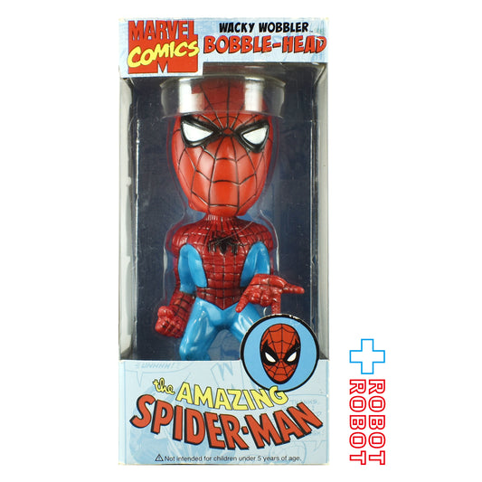 ファンコ マーベル アメイジング・スパイダーマン ワッキーワブラー ボブルヘッド フィギュア 開封箱入