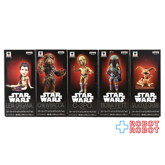 バンプレスト スター・ウォーズ ワールドコレクタブルフィギュア vol.5 5種セット 未開封