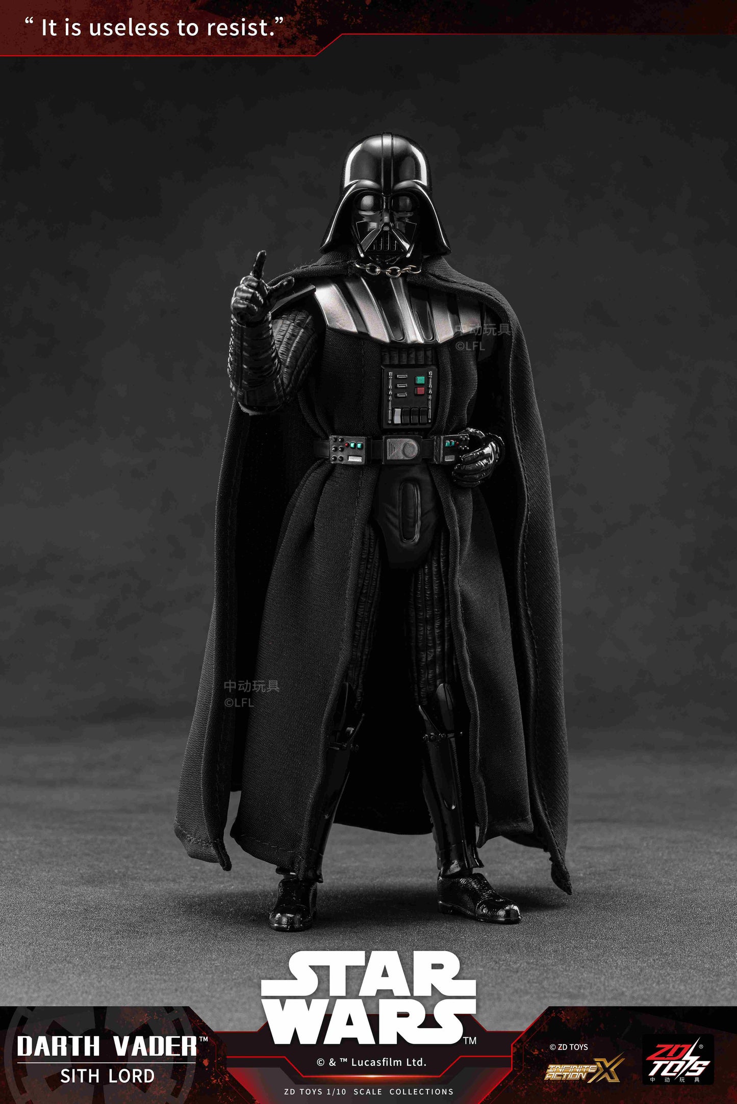 ZD TOYS スター・ウォーズ ダース・ベイダー アクションフィギュア 未開封