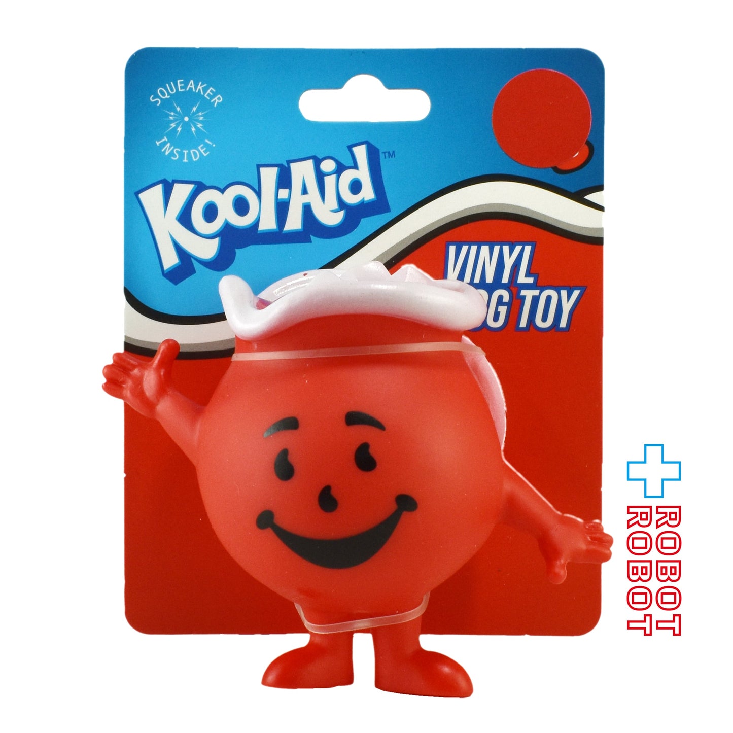 クラフトフーズ クールエイド クールエイドマン ドッグ トイ スクイークラバードール 台紙付き