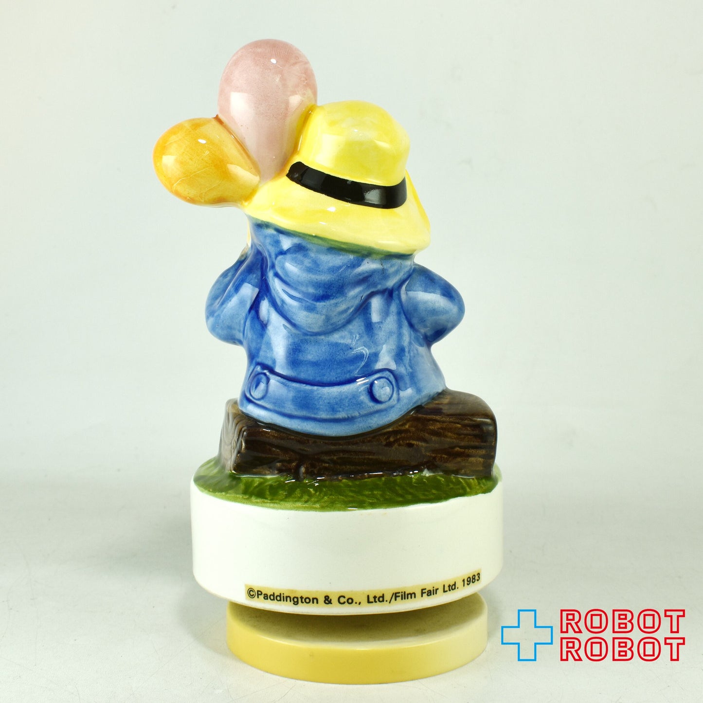 パディントン 風船持ち 陶器製オルゴール フィギュアリン