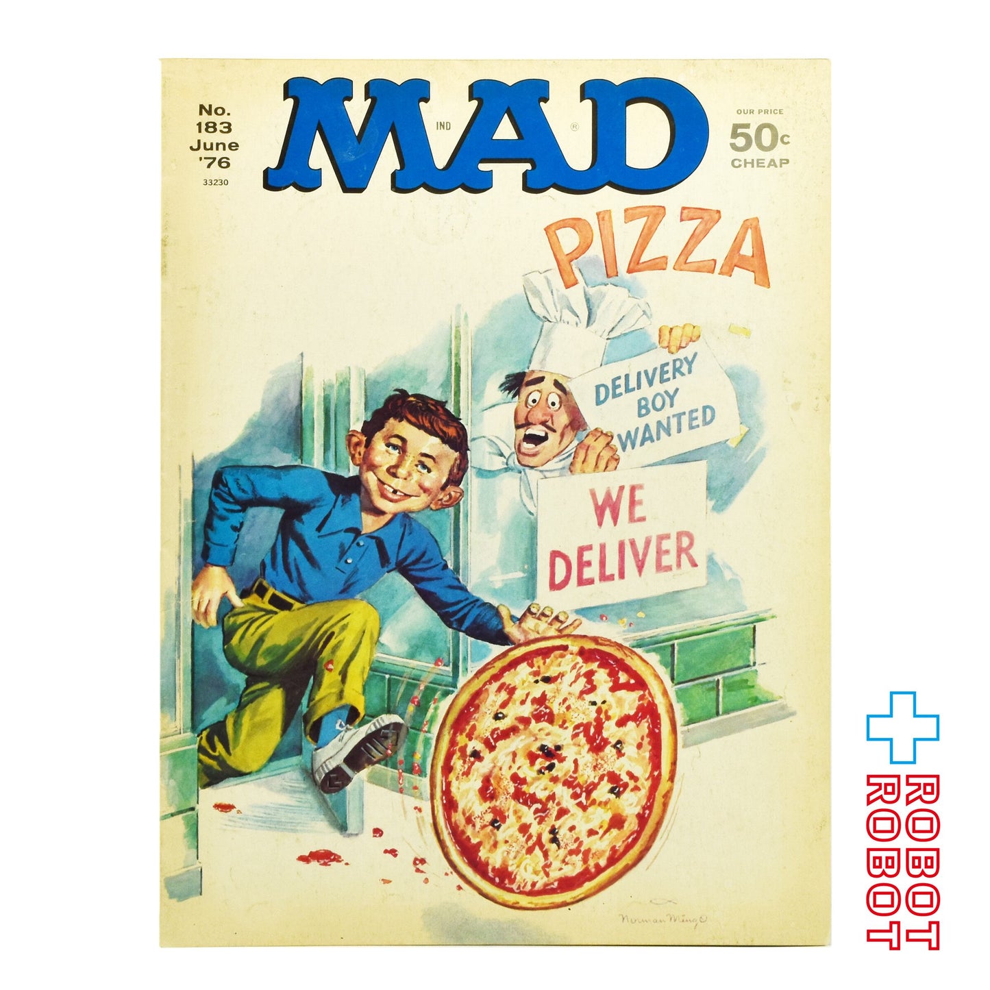 MAD MAGAZINE マッドマガジン no.183 ピザ屋 June 1976