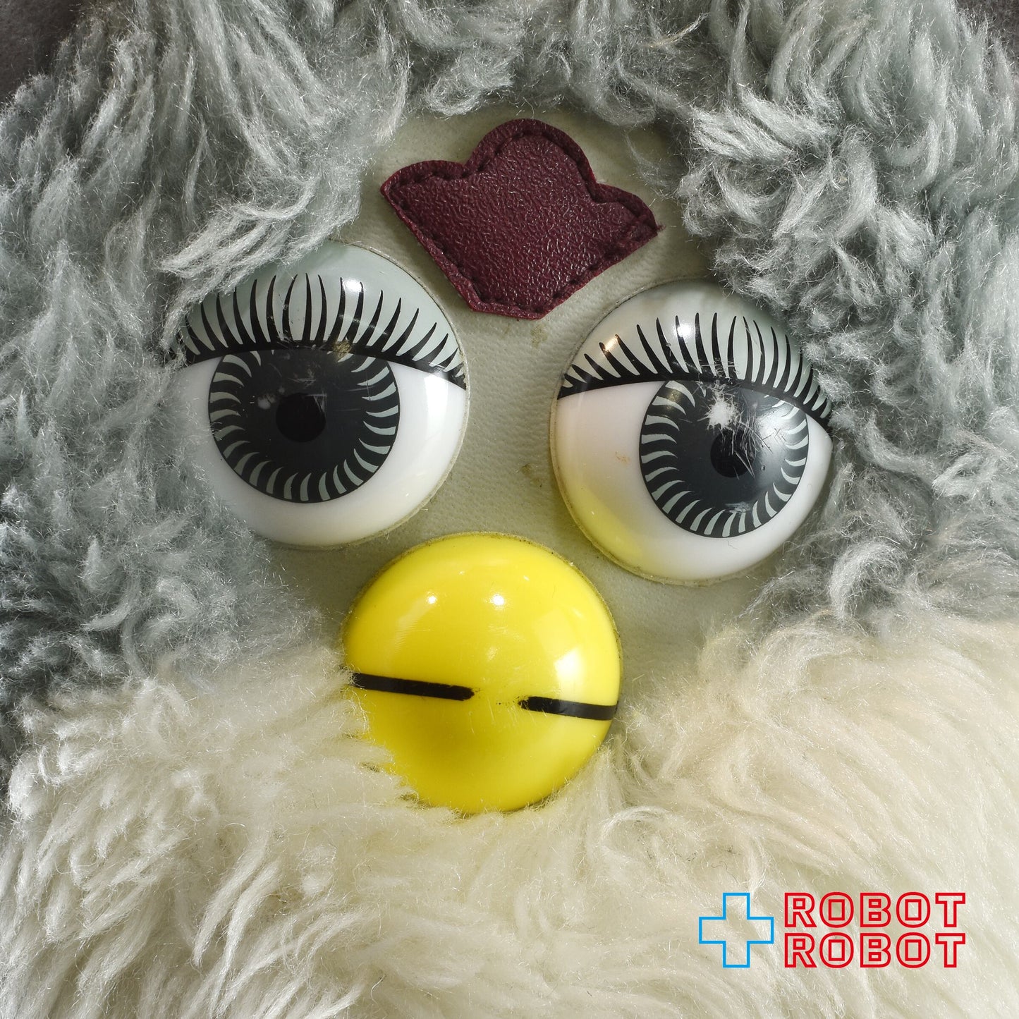 ファービー グレー x ホワイト バックパック リュック ぬいぐるみ人形 23センチ