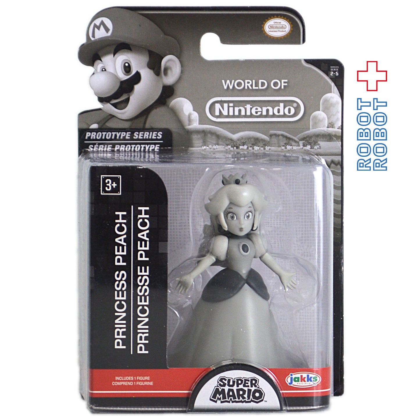 ワールドオブニンテンドー スーパーマリオ ピーチ姫 プロトタイプシリーズ 2.5インチ アクションフィギュア 未開封
