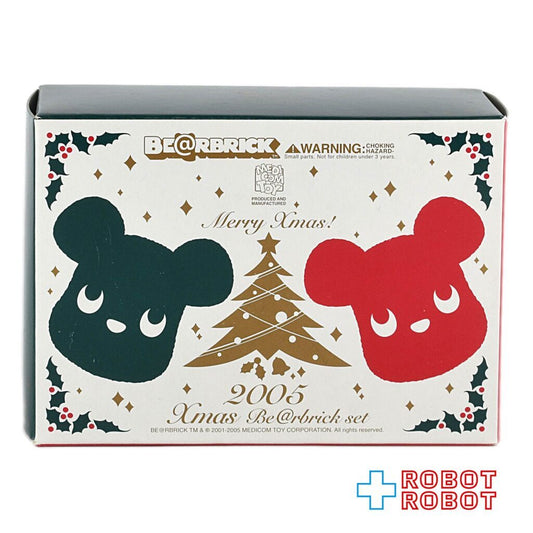 メディコム BE@RBRICK 100％ ベアブリック 2005 クリスマス 2体セット