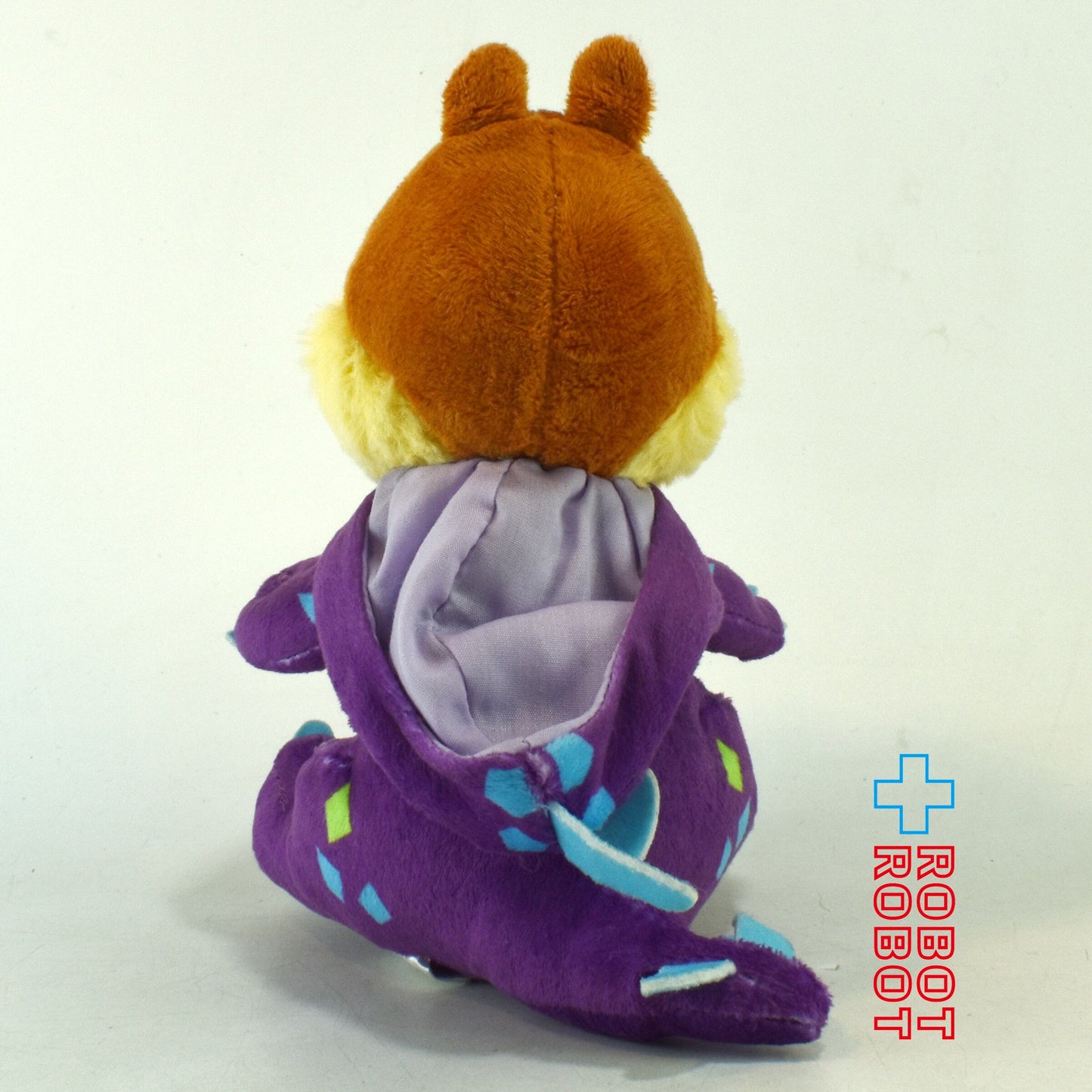 HKDL 香港ディズニーランド チップ (チップとデール) ぬいぐるみ 恐竜 紫