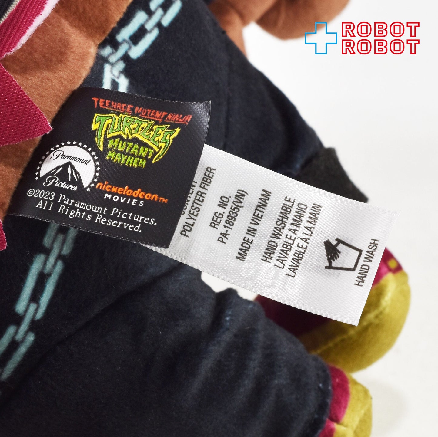 プレイメイツ タートルズ ミュータント・パニック！TMNT ビーバップ ファニープラッシュ ぬいぐるみ人形 紙タグ付き