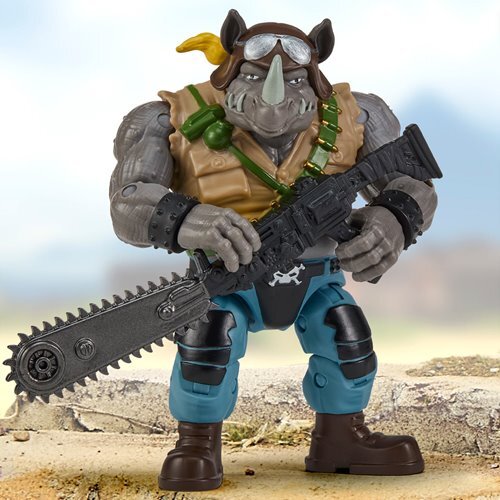 プレイメイツ ティーンエイジ・ミュータント・ニンジャ・タートルズ TMNT x G.I.ジョー ロックステディ as ブザー アクションフィギュア 未開封