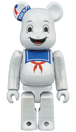 メディコム BE@RBRICK ベアブリック 100％ & 400% ゴーストバスターズ ステイパフ マシュマロマン ホワイトクローム Ver. 未開封 ♦︎４号店商品 - ROBOTROBOT