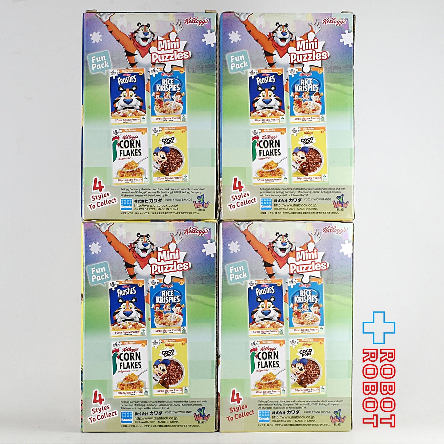 カワダ ケロッグ ミニパズル 4種セット 未開封