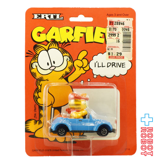 ERTL ガーフィールド I'LL DRIVE ダイキャストカー 1990 未開封