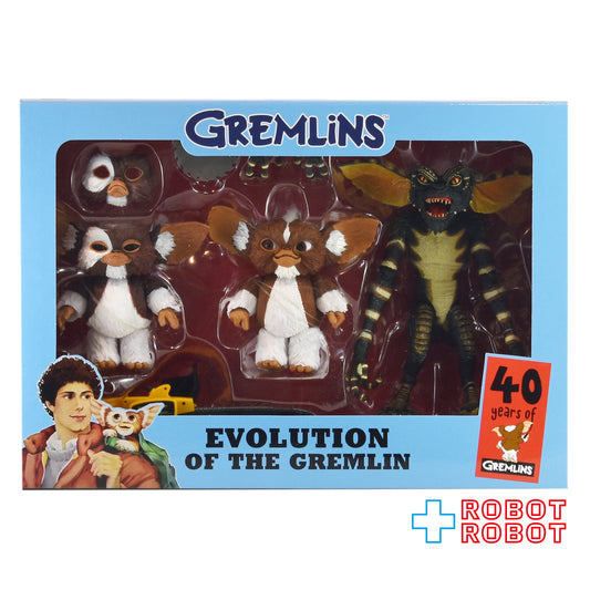 ネカ グレムリン Evolution of a Gremlin グレムリンの進化 モグワイ＆グレムリン アクションフィギュア 40th アニバーサリー ボックス 未開封