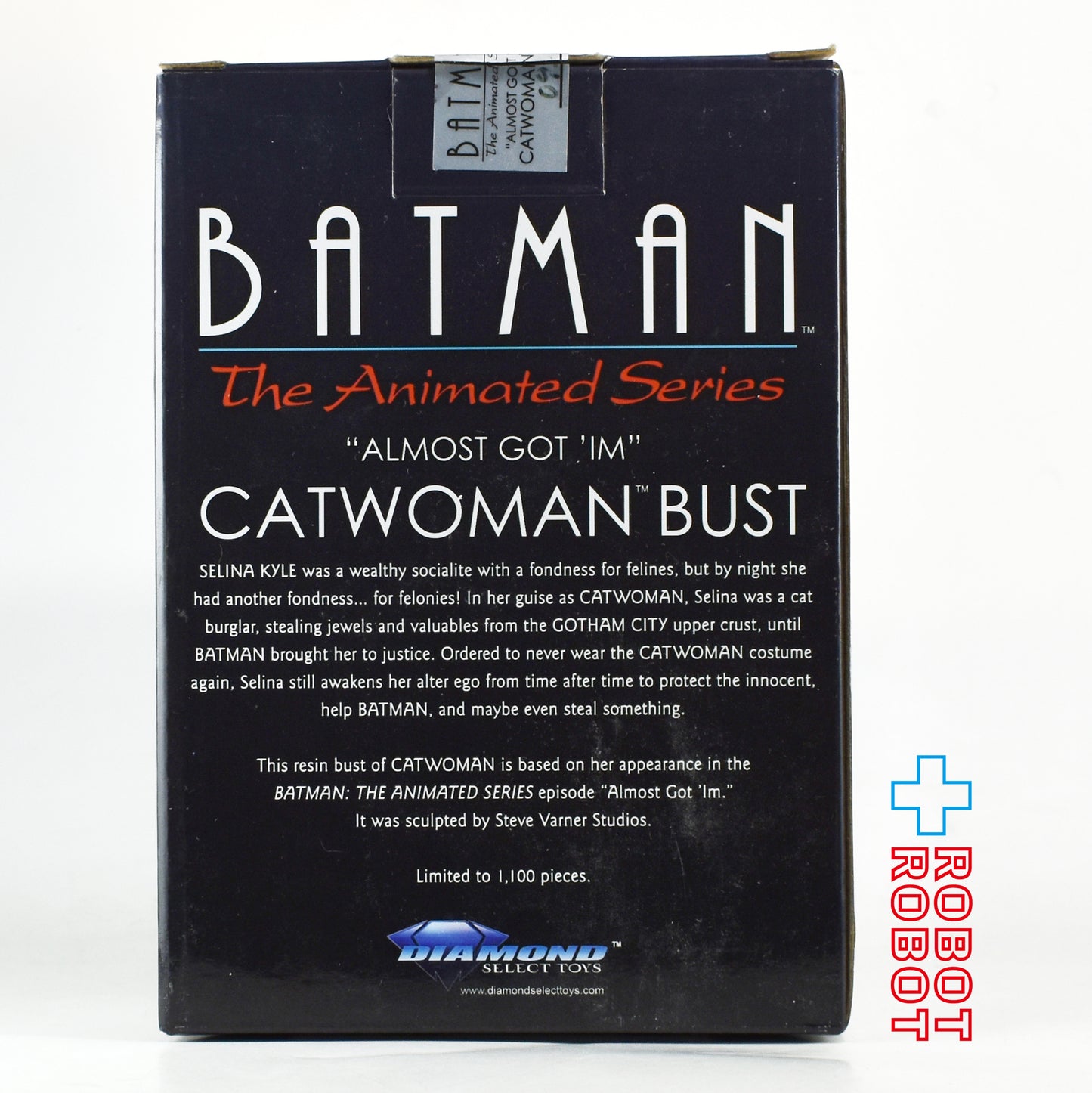 ダイアモンドセレクト バットマン アニメイテッド キャットウーマン (モノクロ) ミニバスト スタチュー フィギュア 開封箱付 SDCC2015 限定