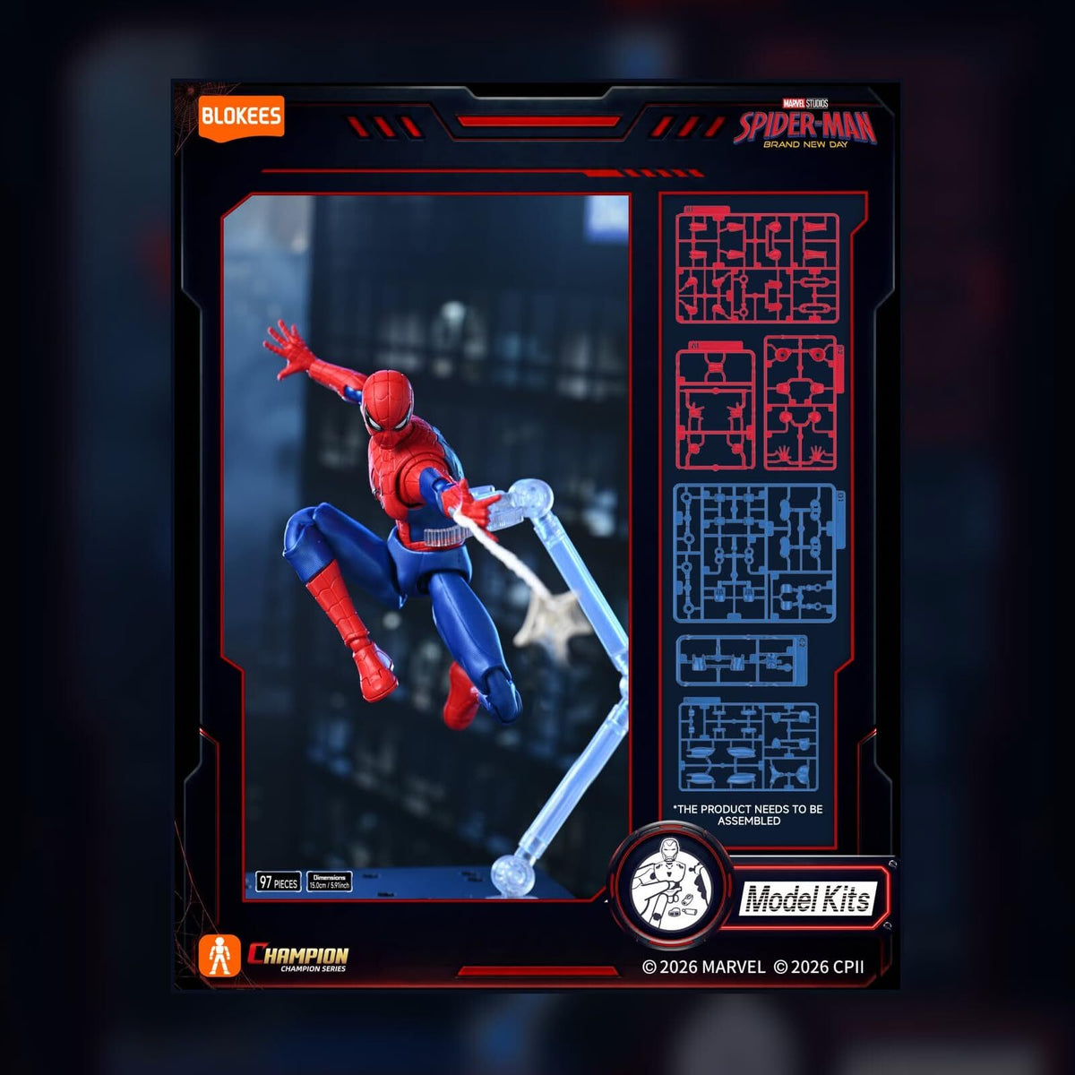 ブロッキーズ マーベル スパイダーマン・ブランドニューデイ チャンピオンクラス モデルキット 未開封
