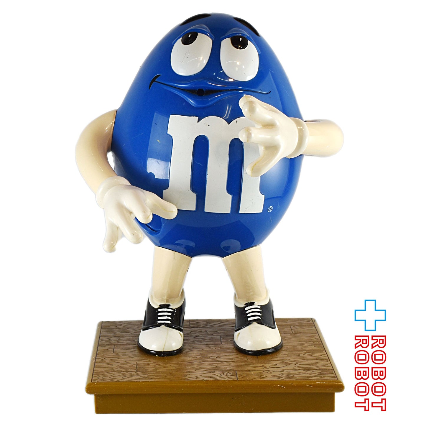 M&M's ディスペンサー ブルー サックスプレイヤー ※難あり