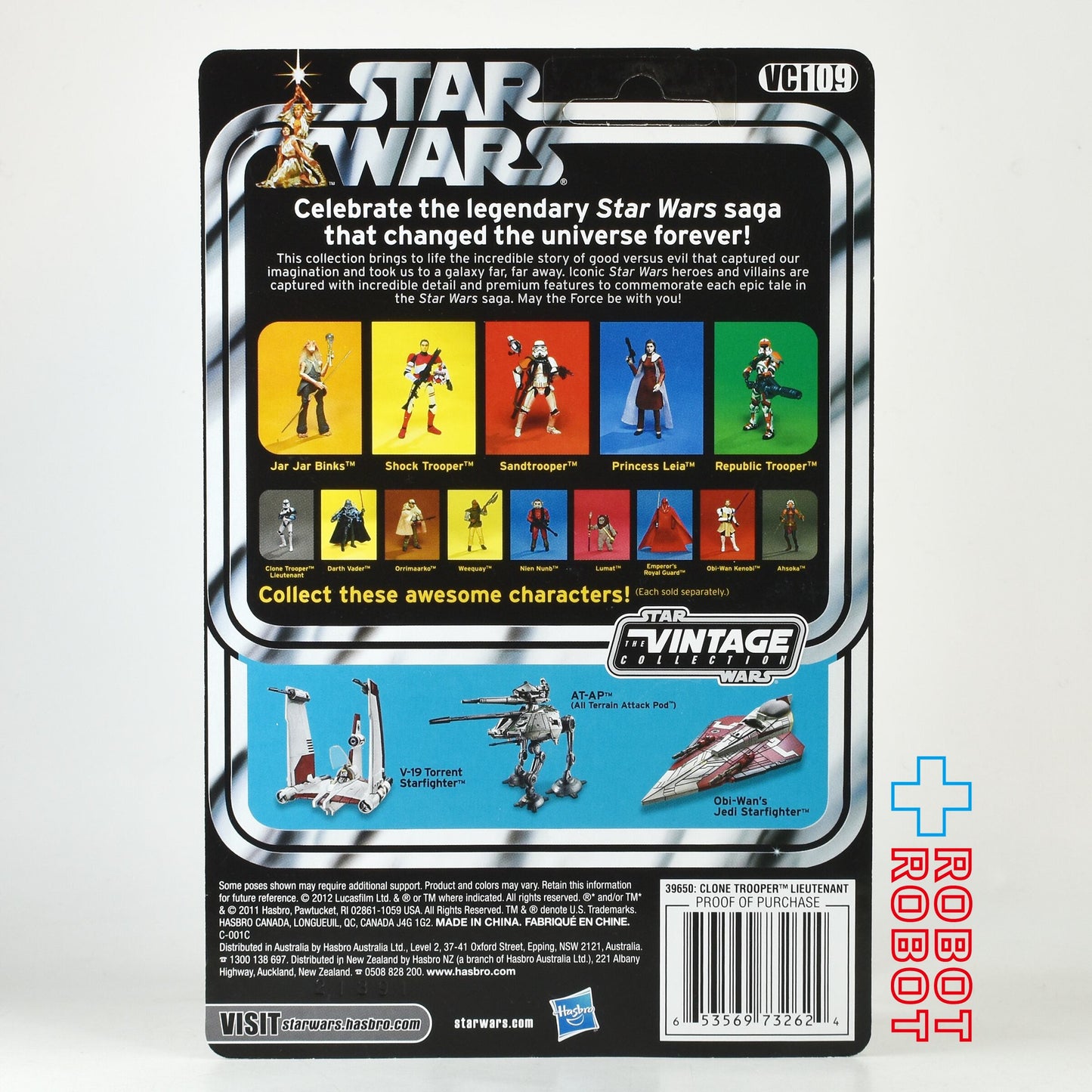 スター・ウォーズ VC109 クローン・トルーパー・ルーテナント [ROTC] ヴィンテージコレクション 3.75インチ アクションフィギュア 未開封