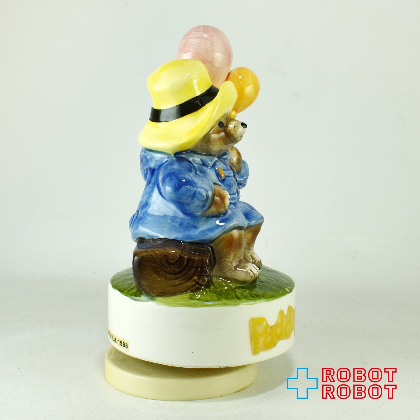 パディントン 風船持ち 陶器製オルゴール フィギュアリン