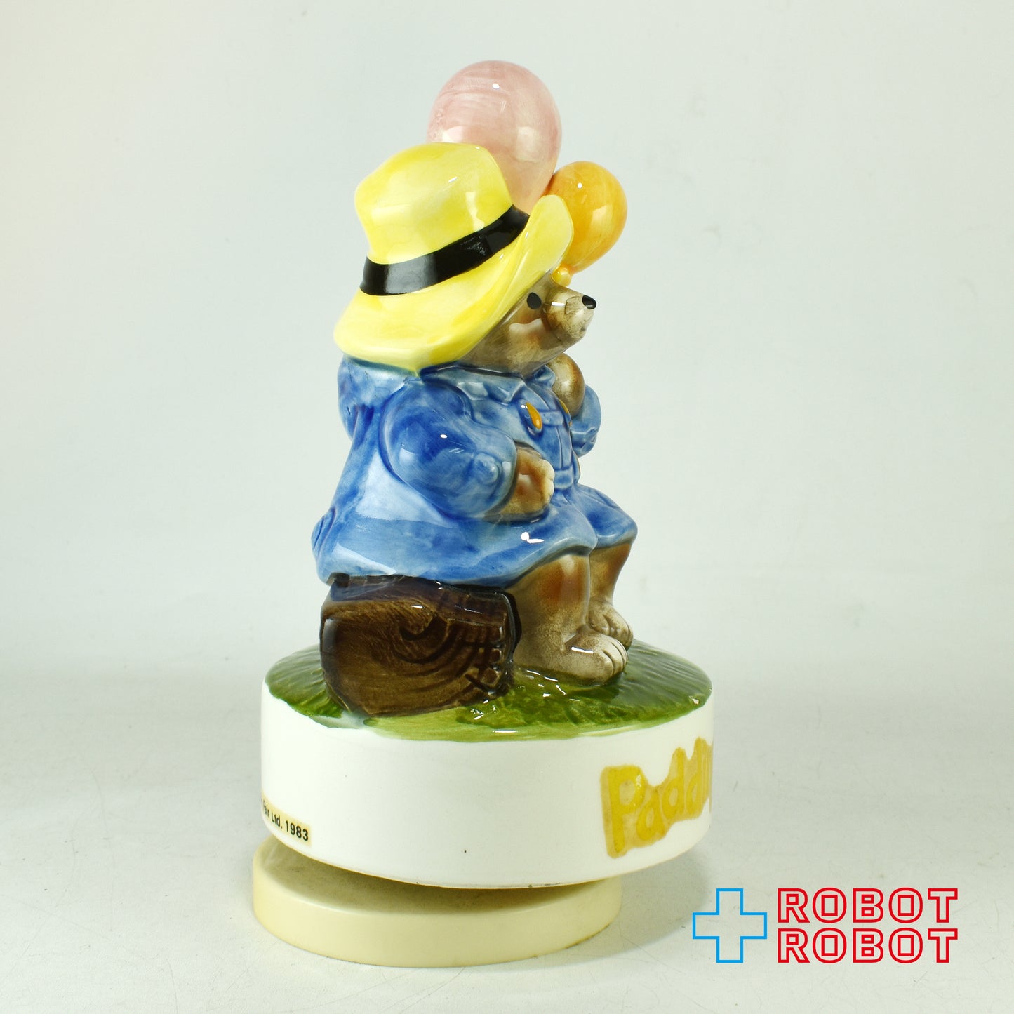 パディントン 風船持ち 陶器製オルゴール フィギュアリン