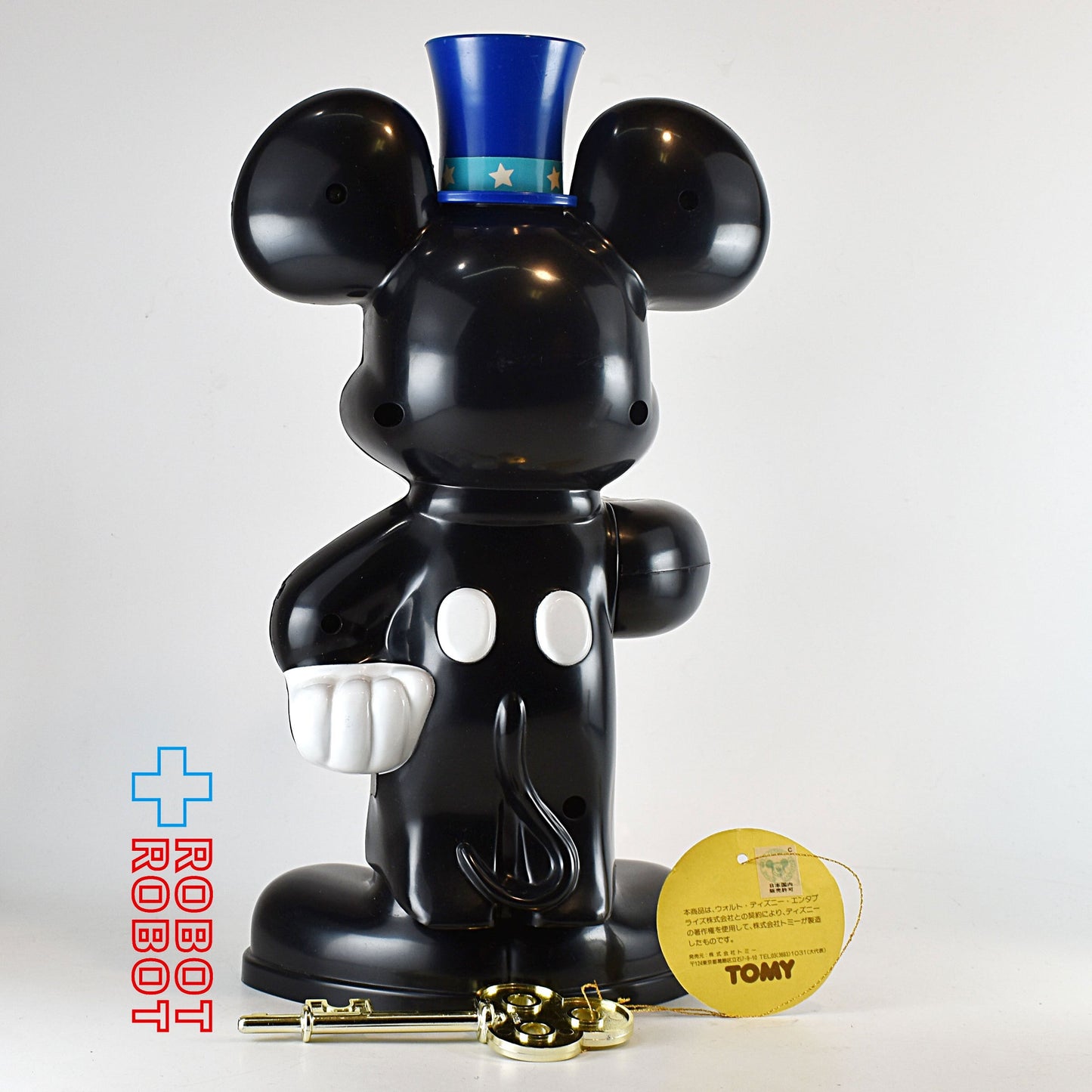 トミー ディズニー ミッキーマウス ミッキーのリッチマンバンク プラスチック貯金箱フィギュア 箱入