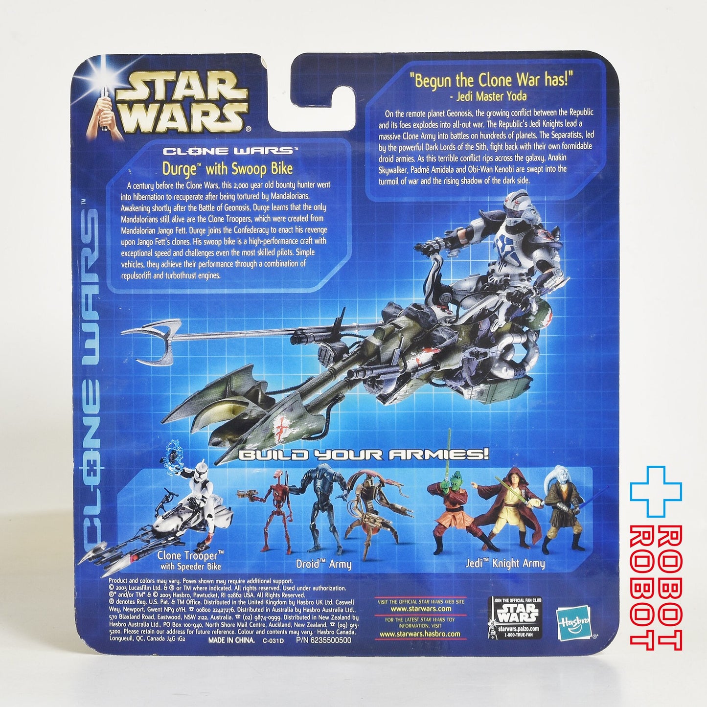 スター・ウォーズ CW2003 ダージ with スウープ・バイク クローン・ウォーズ アクションフィギュア 未開封