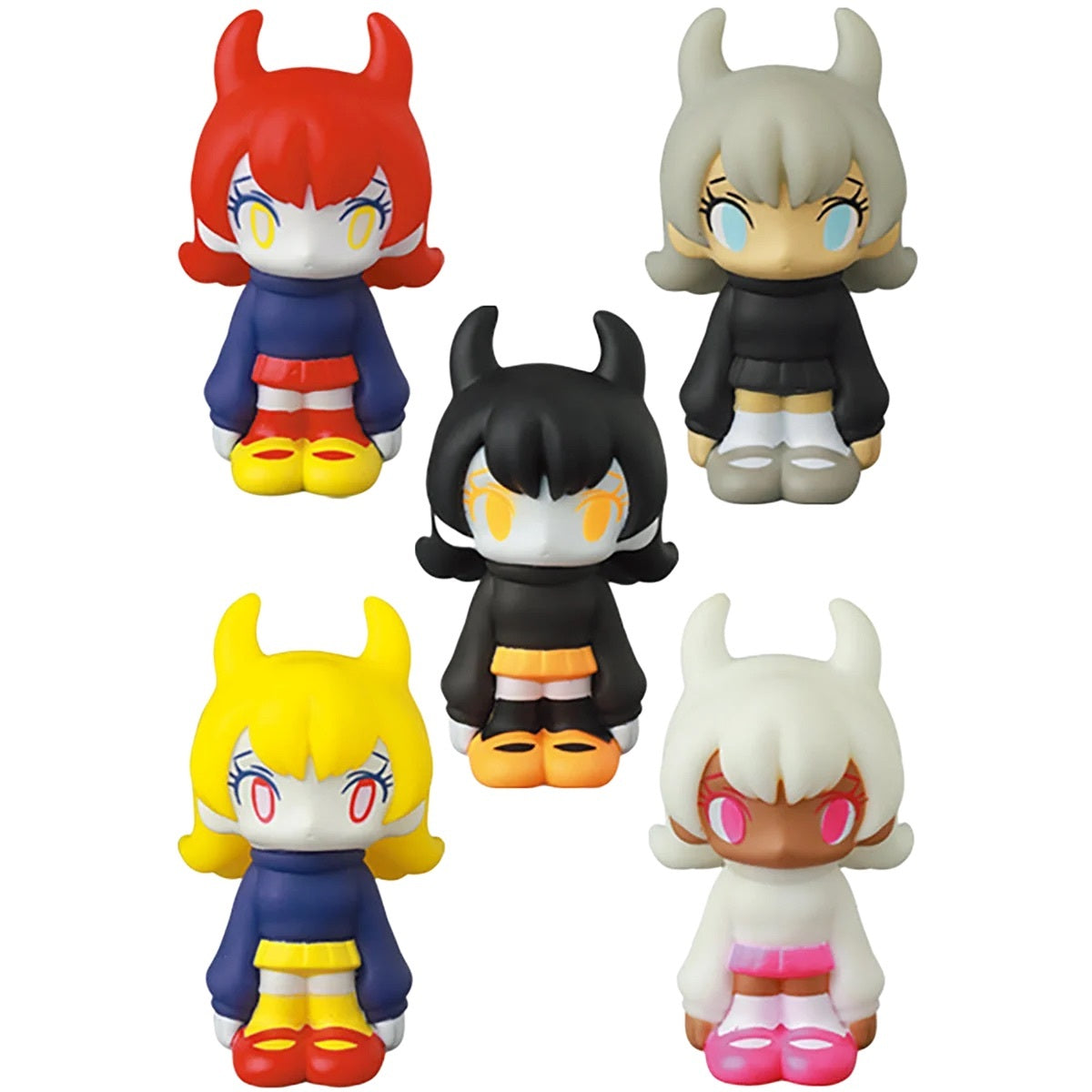 メディコム VAG Vinyl Artist Gacha [シリーズ34] かえちゃん Vol.2 全5種セット ４号店商品