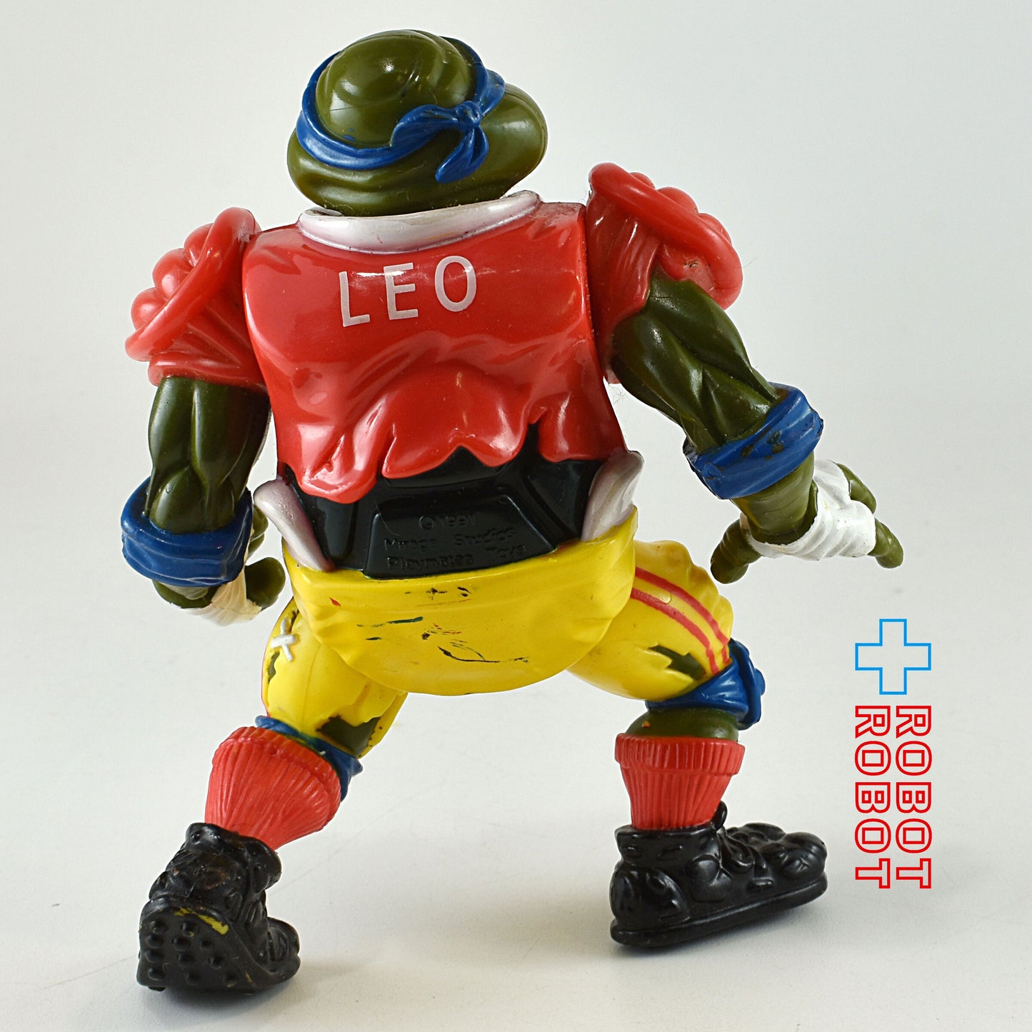 プレイメイツ ティーンエイジ・ミュータント・ニンジャ・タートルズ TMNT ズ タッチダウン トッシン レオ アクションフィギュア 1991 ルース