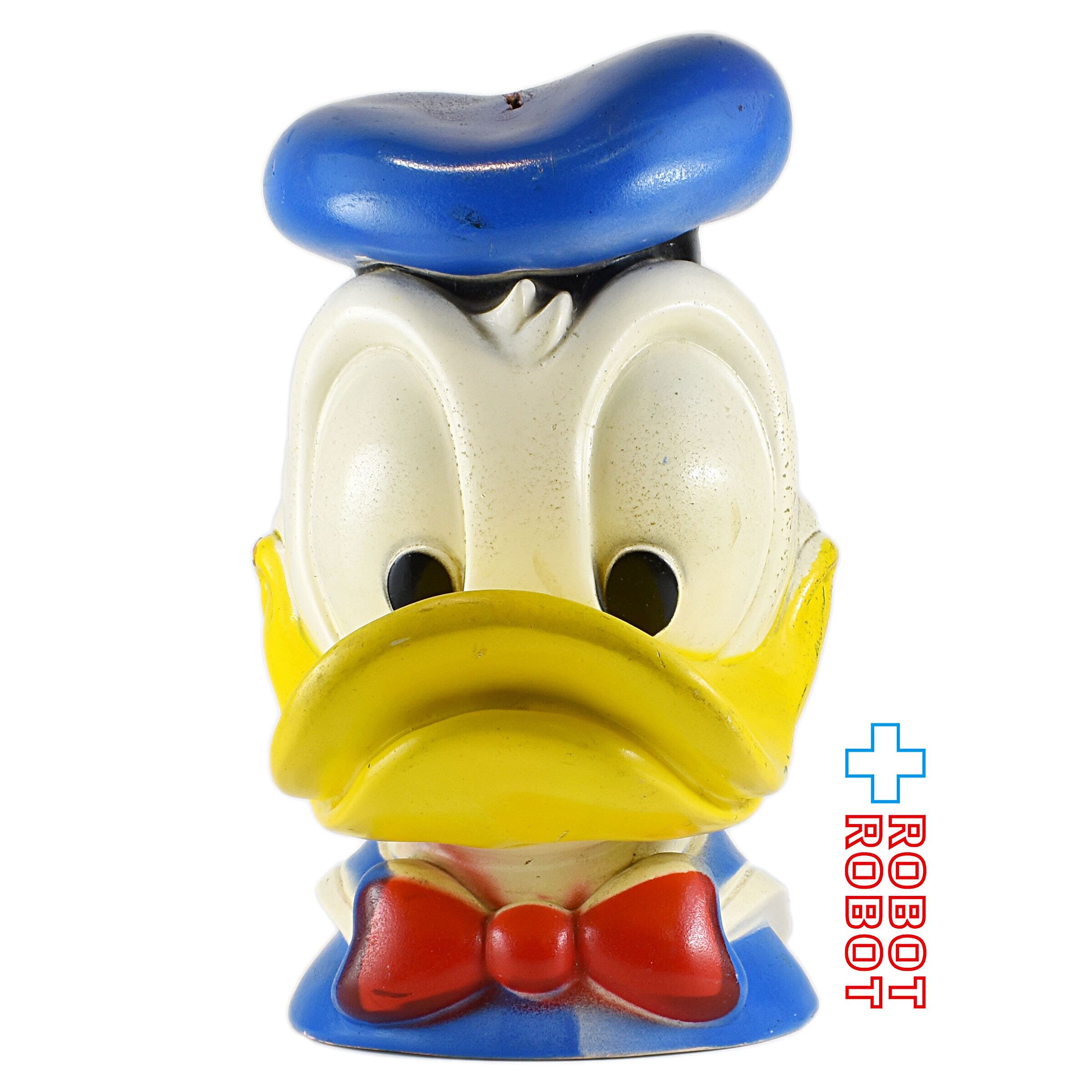 PLAYPAL ドナルドダック 貯金箱 プレイパル ディズニー ドナルドダック ヘッド ソフビ貯金箱 ※難