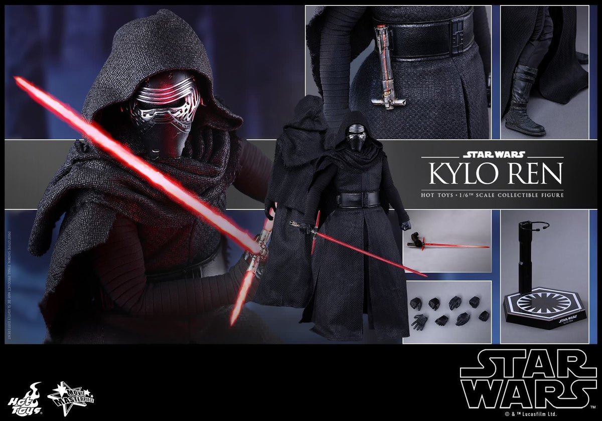 ホットトイズ 1/6 スター・ウォーズ フォースの覚醒 カイロ・レン 開封品